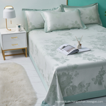 100% bamboo fabric bed sheet bedding set
